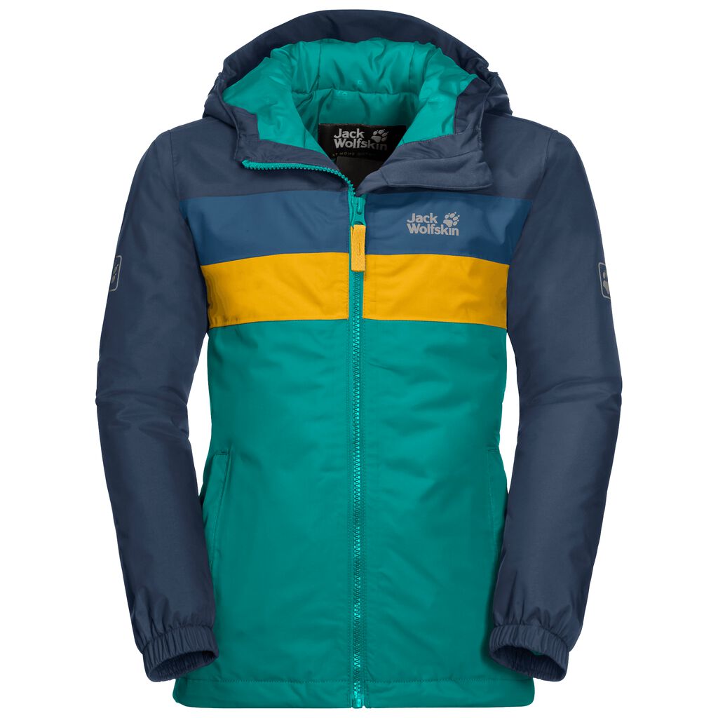 Jack Wolfskin FOUR LAKES Vestes Enfant Vert - SVUMAQD-72